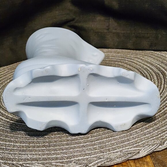 Ladies Concepts Int Light Blue Porcelain Capodimonte Boot Shoe Vase 7in Tall - Picture 5 of 7